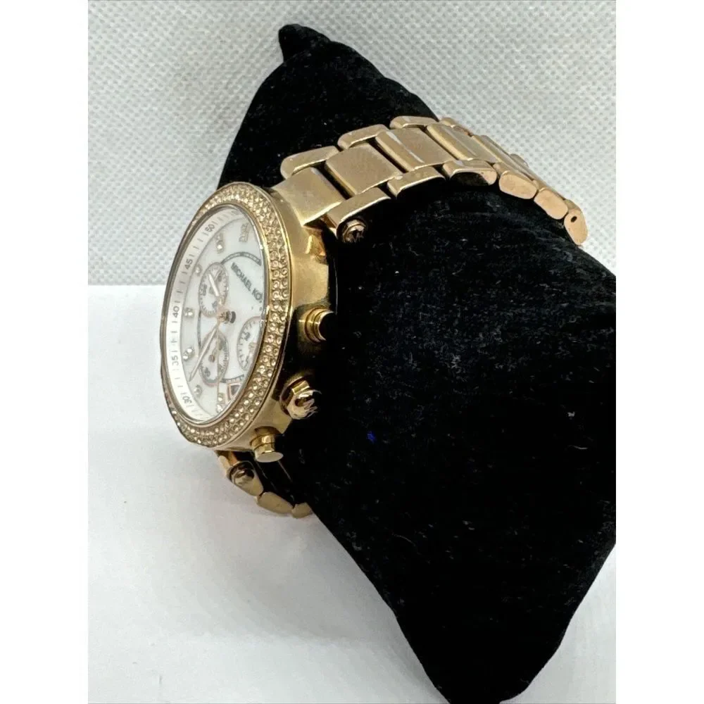 Michael Kors Parker MK5491 Women's Gold Stainless Steel Analog Dial Watch JNA449